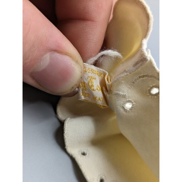 Ladies Dress Gloves Hudson Bay Miss Aris Eyelets Beaded Off White Size Small Lot - Picture 9 of 16